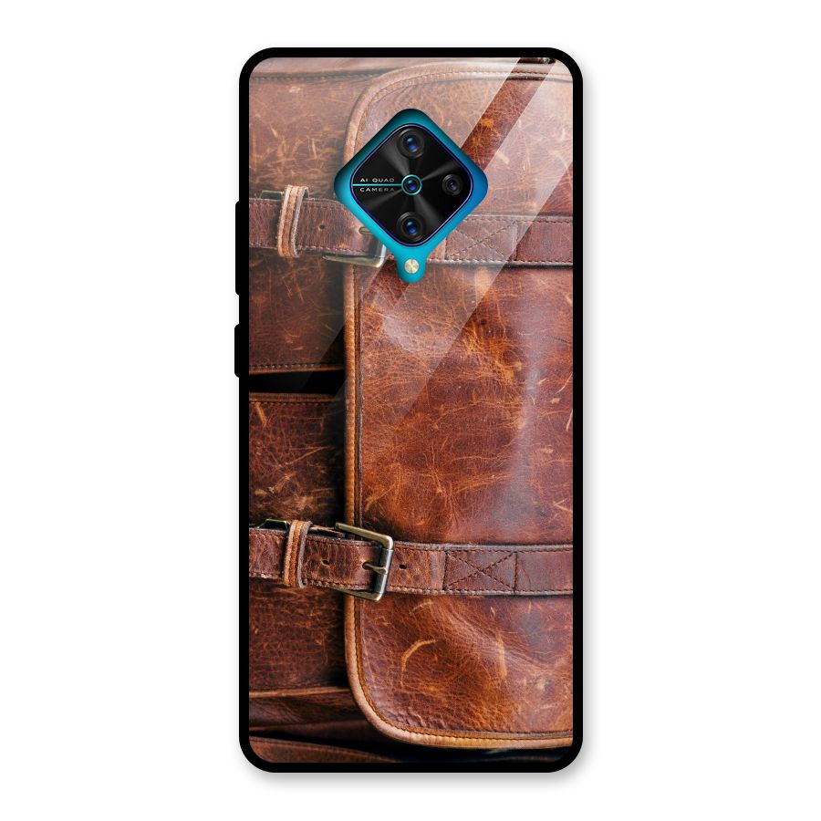 Bag Design (Printed) Glass Back Case for Vivo S1 Pro