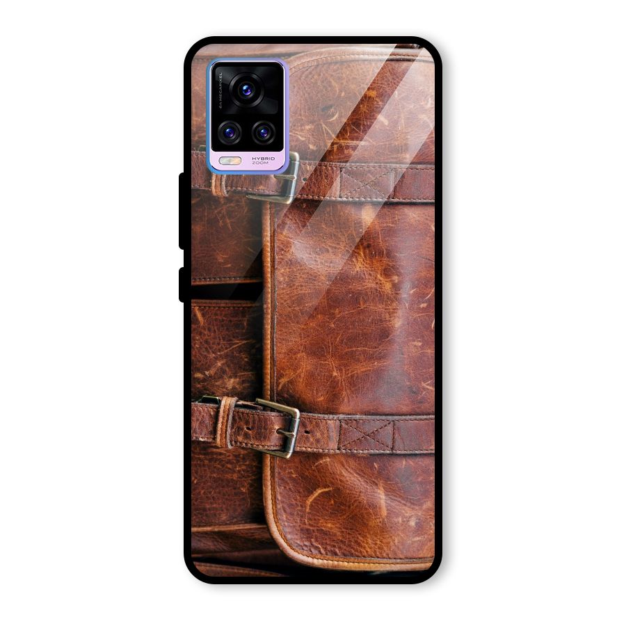 Bag Design (Printed) Glass Back Case for Vivo V20 Pro