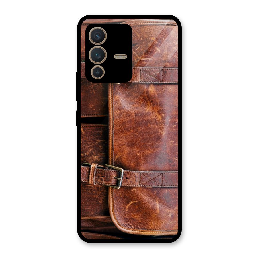 Bag Design (Printed) Glass Back Case for Vivo V23 5G