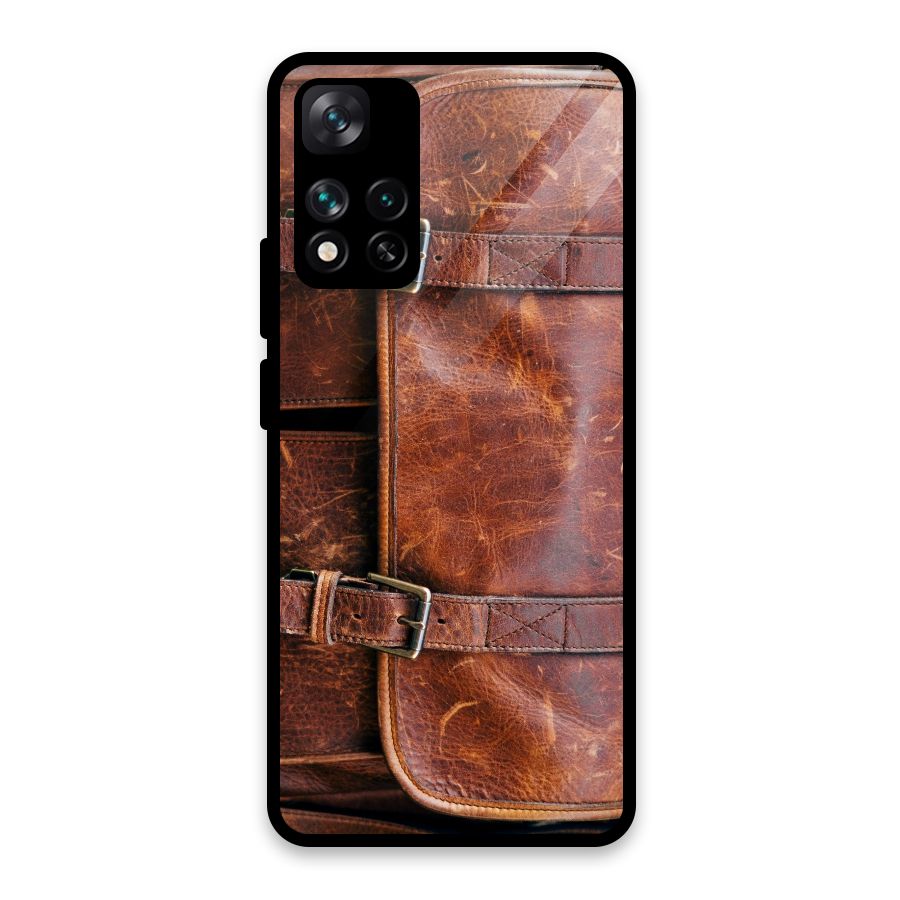Bag Design (Printed) Glass Back Case for Xiaomi 11i HyperCharge 5G