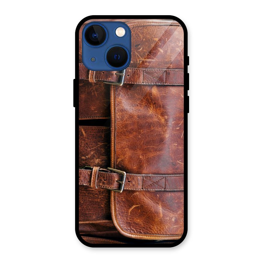 Bag Design (Printed) Glass Back Case for iPhone 13 Mini
