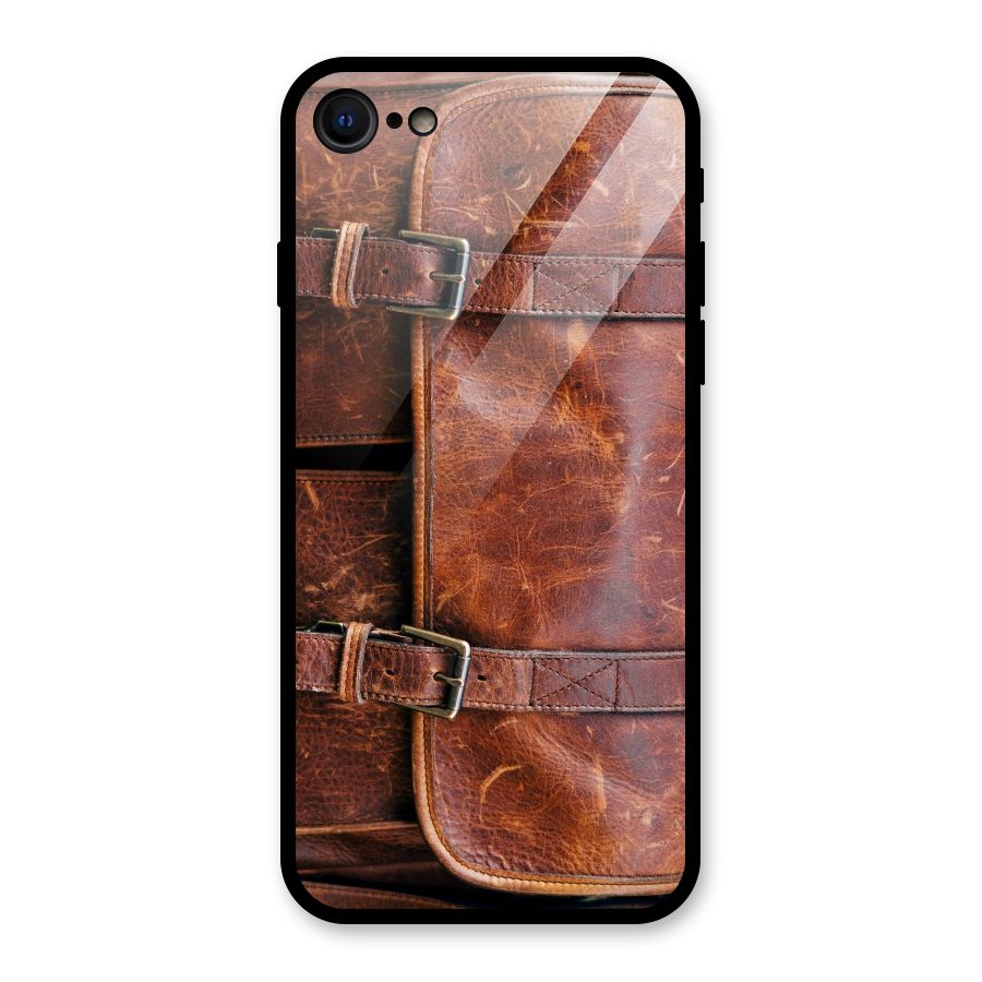 Bag Design (Printed) Glass Back Case for iPhone SE 2022