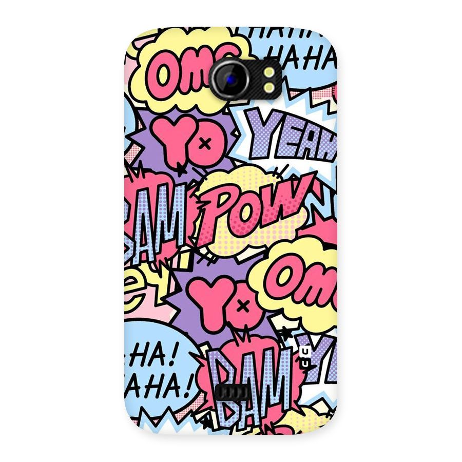 Bam Omg Back Case for Micromax Canvas 2 A110
