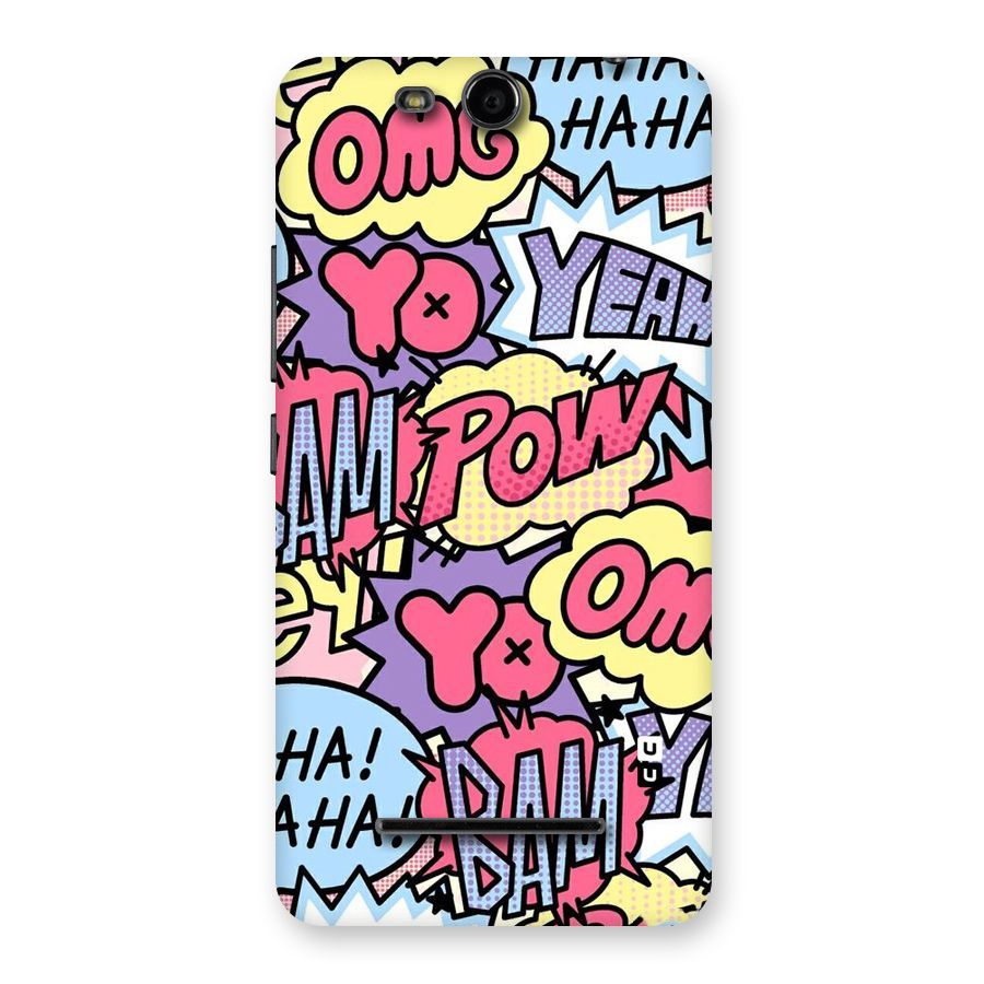 Bam Omg Back Case for Micromax Canvas Juice 3 Q392