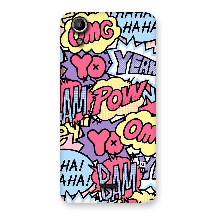 Bam Omg Back Case for Micromax Canvas Selfie Lens Q345