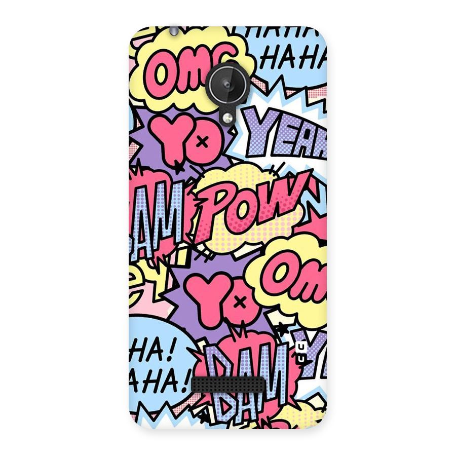 Bam Omg Back Case for Micromax Canvas Spark Q380