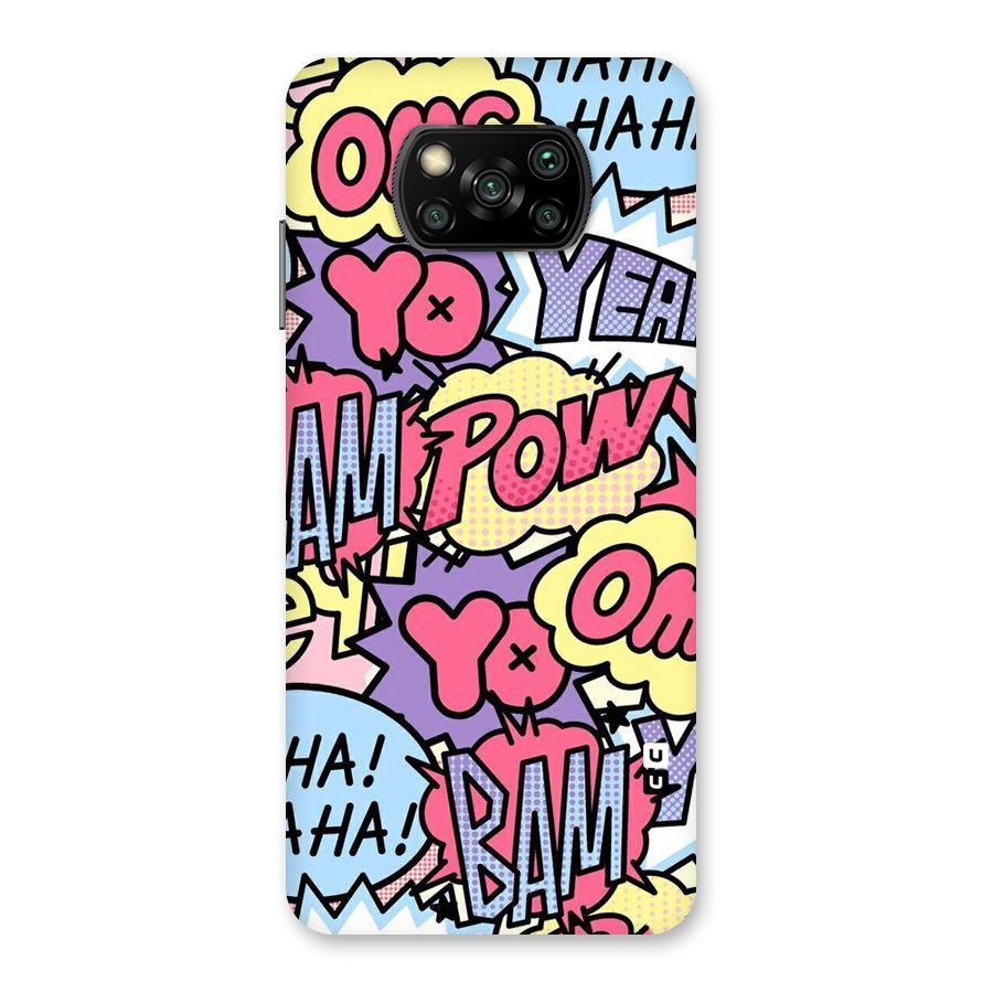 Bam Omg Back Case for Poco X3