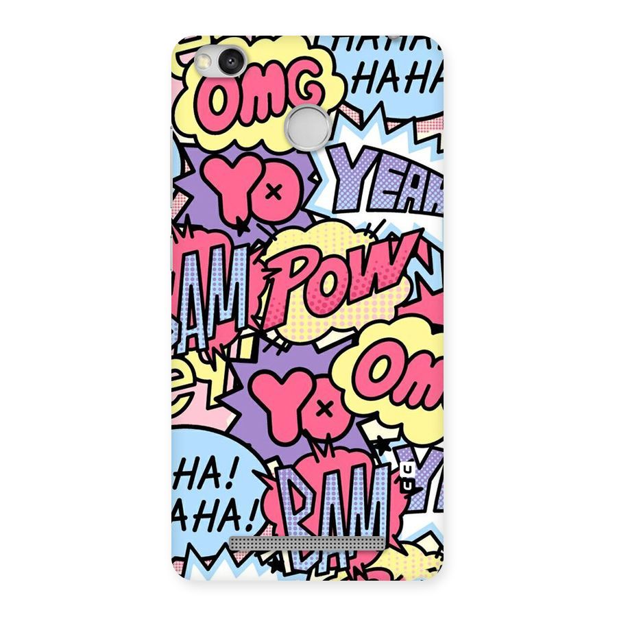 Bam Omg Back Case for Redmi 3S Prime