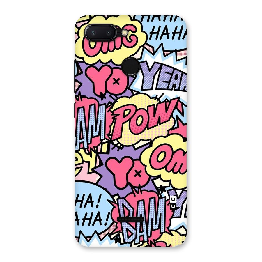 Bam Omg Back Case for Redmi 6