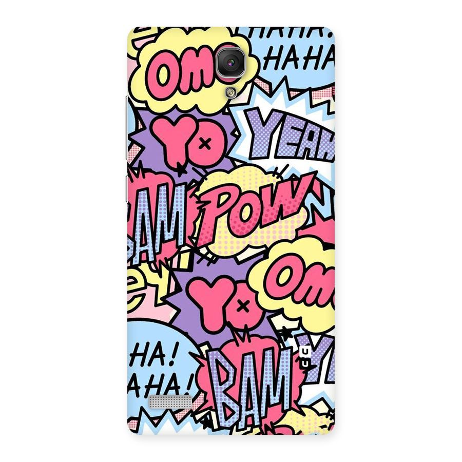 Bam Omg Back Case for Redmi Note