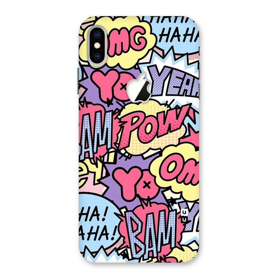 Bam Omg Back Case for iPhone XS Max Apple Cut