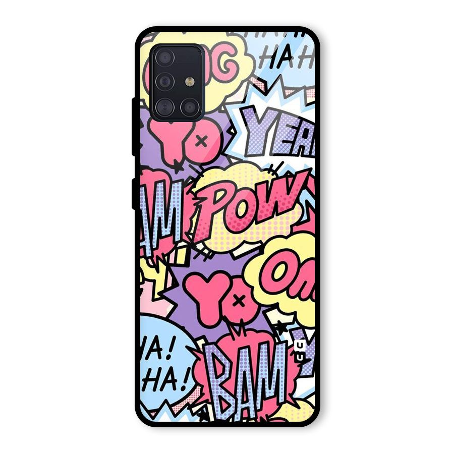 Bam Omg Glass Back Case for Galaxy A51