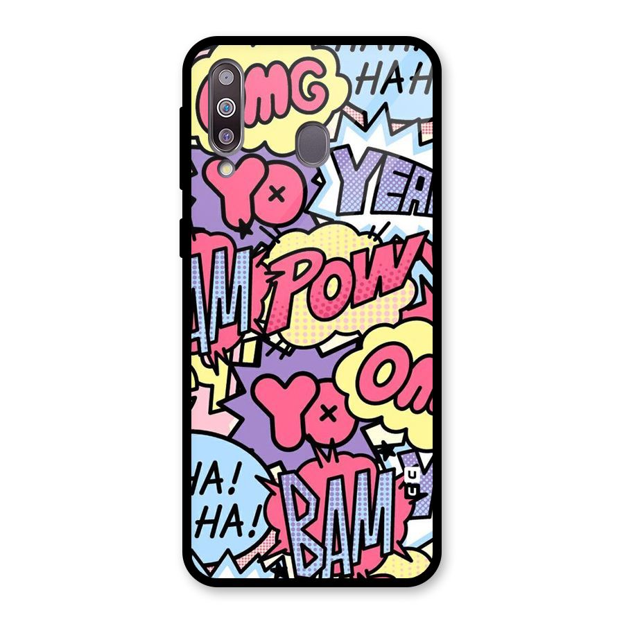 Bam Omg Glass Back Case for Galaxy M30