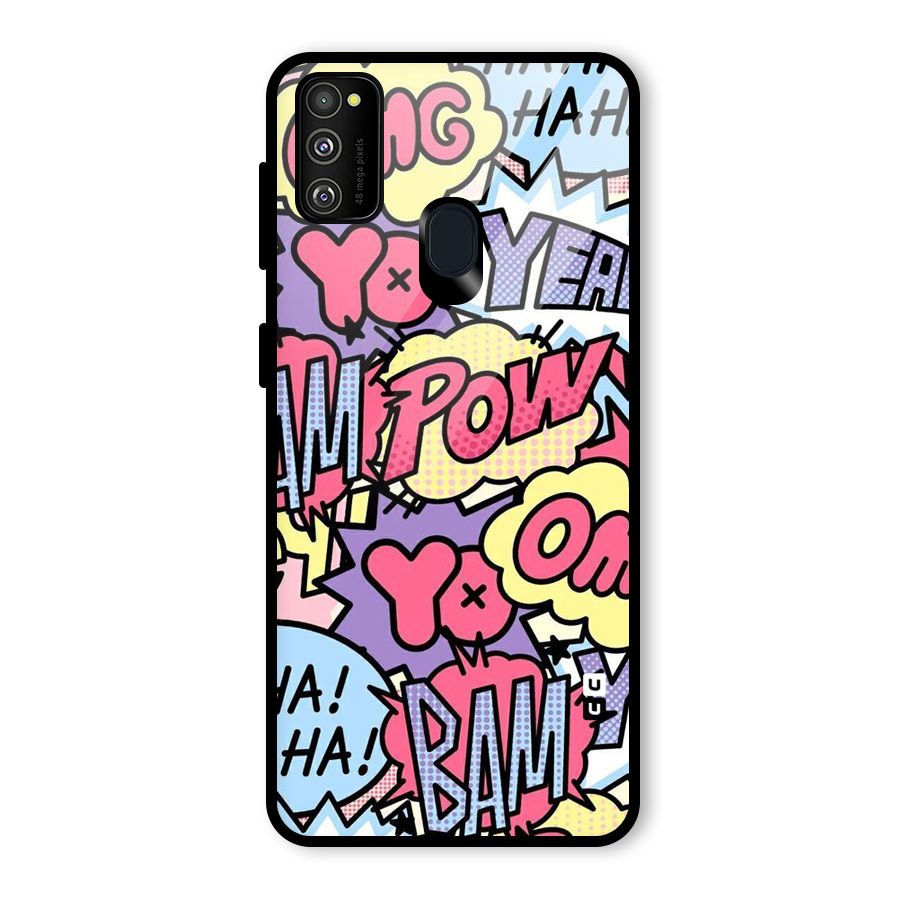 Bam Omg Glass Back Case for Galaxy M30s