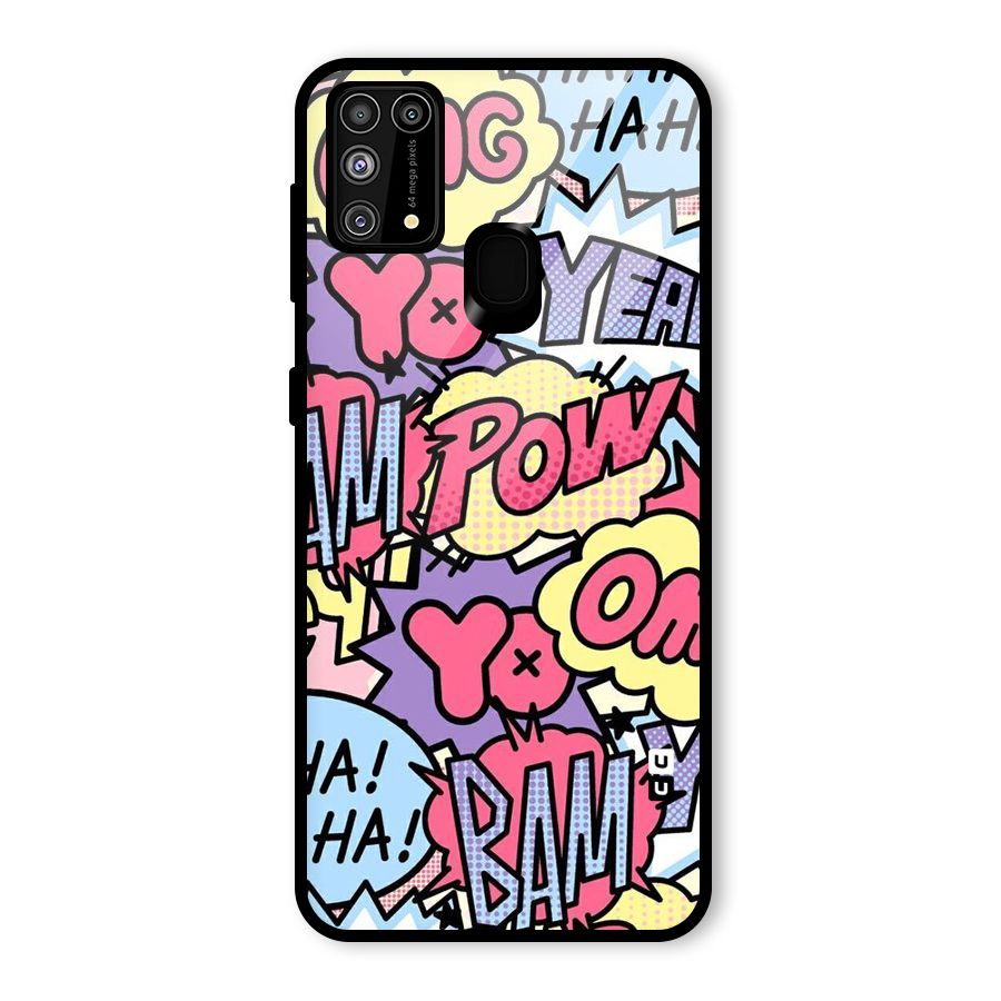 Bam Omg Glass Back Case for Galaxy M31