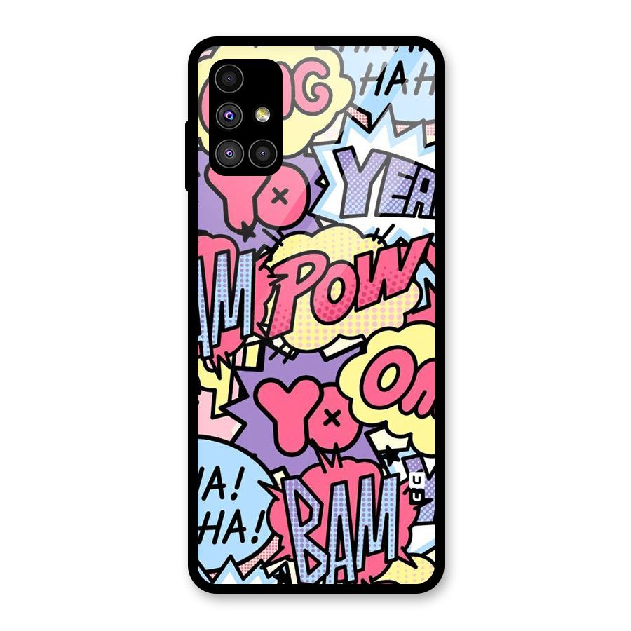 Bam Omg Glass Back Case for Galaxy M51