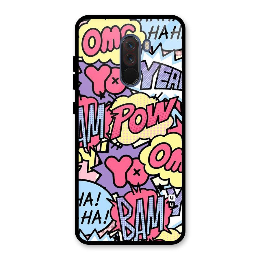 Bam Omg Glass Back Case for Poco F1