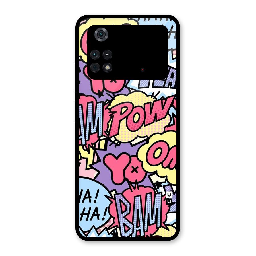 Bam Omg Glass Back Case for Poco M4 Pro 4G