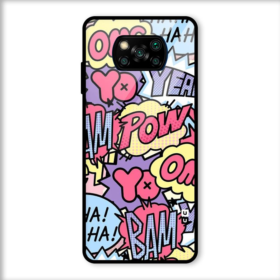 Bam Omg Glass Back Case for Poco X3