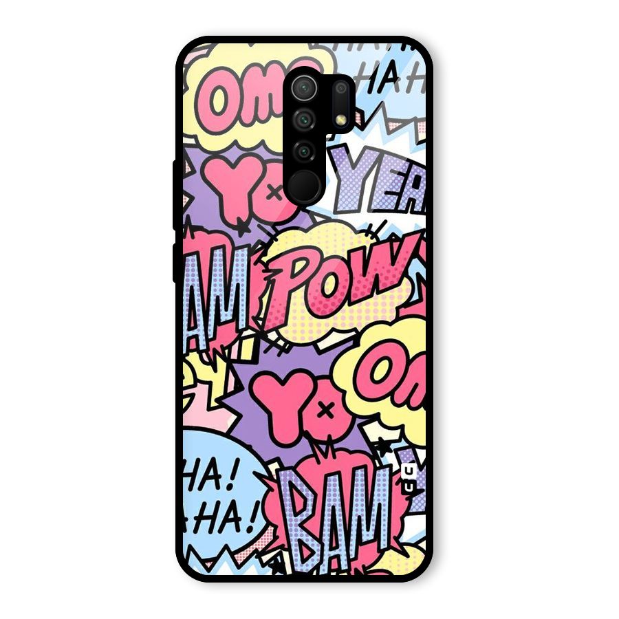 Bam Omg Glass Back Case for Redmi 9 Prime