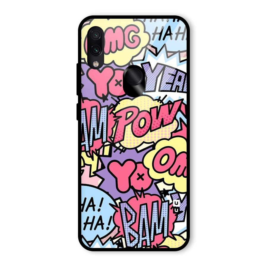 Bam Omg Glass Back Case for Redmi Note 7S