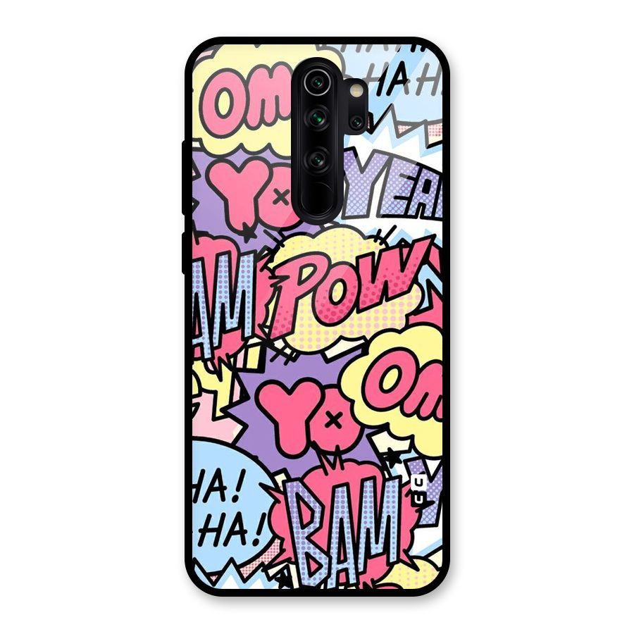 Bam Omg Glass Back Case for Redmi Note 8 Pro