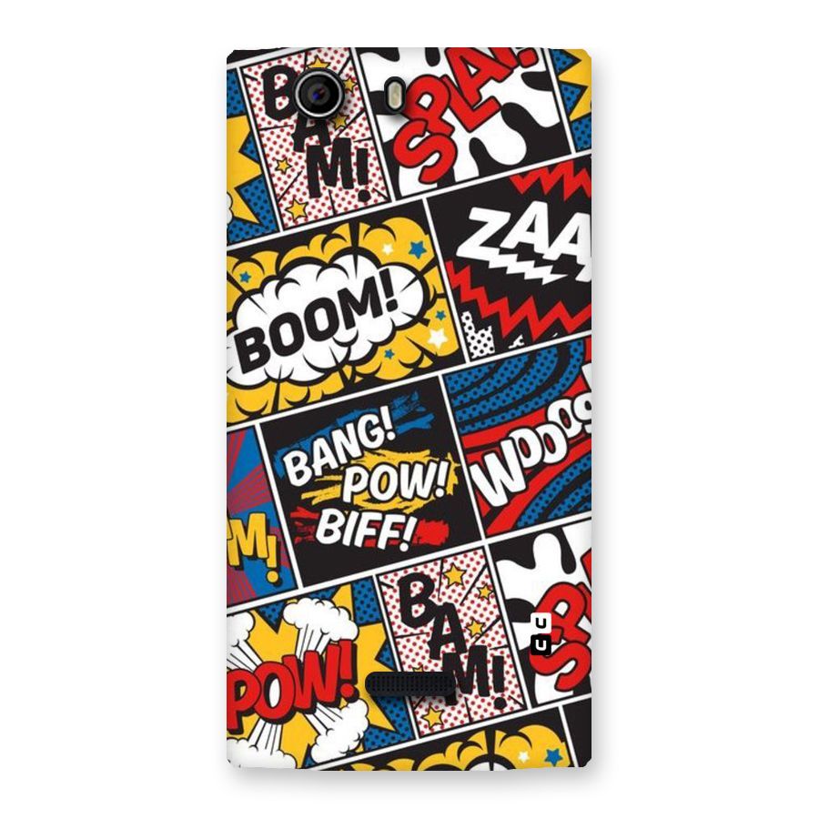 Bam Pattern Back Case for Canvas Nitro 2 E311
