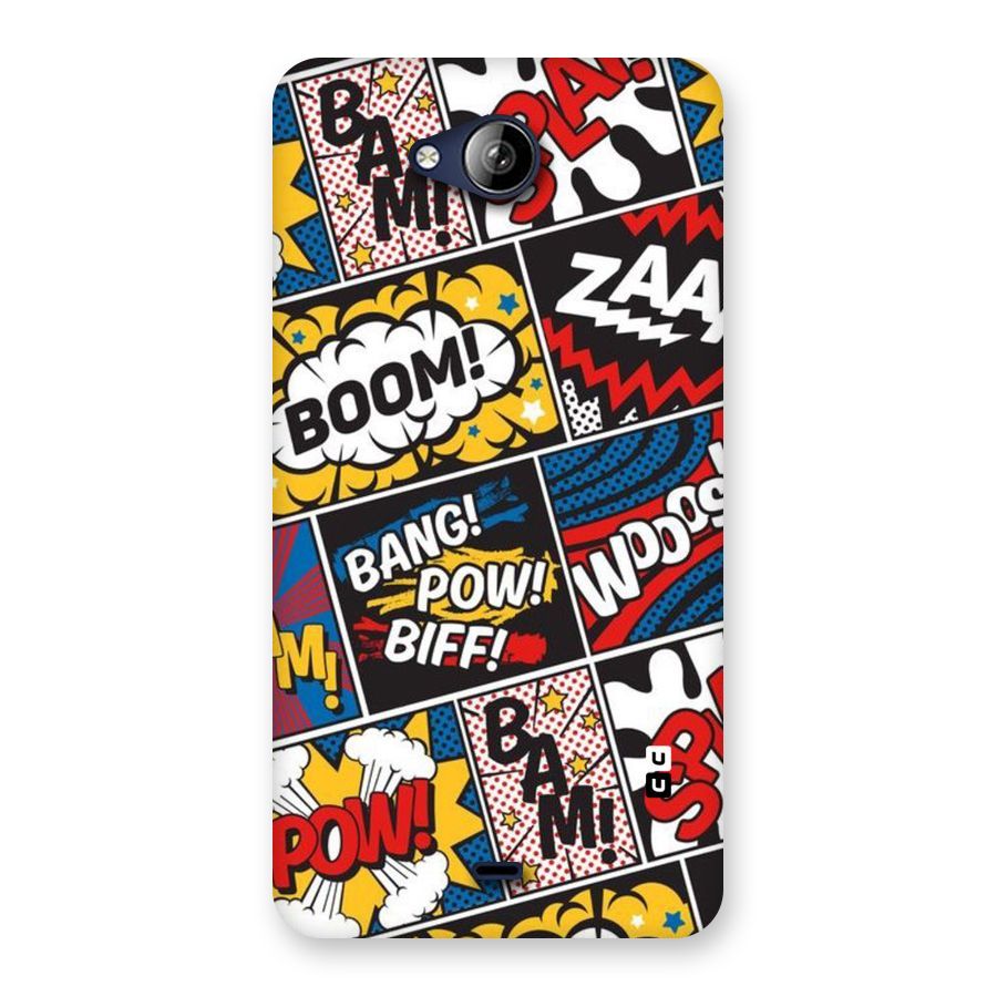 Bam Pattern Back Case for Canvas Play Q355