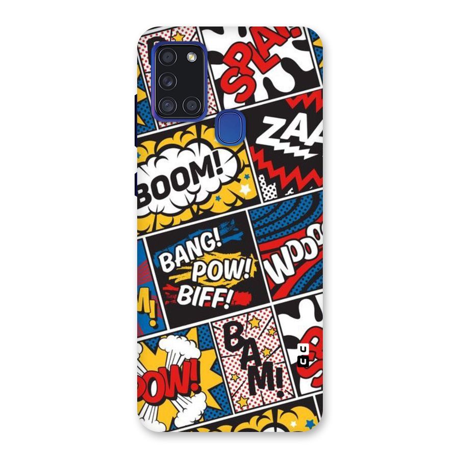 Bam Pattern Back Case for Galaxy A21s