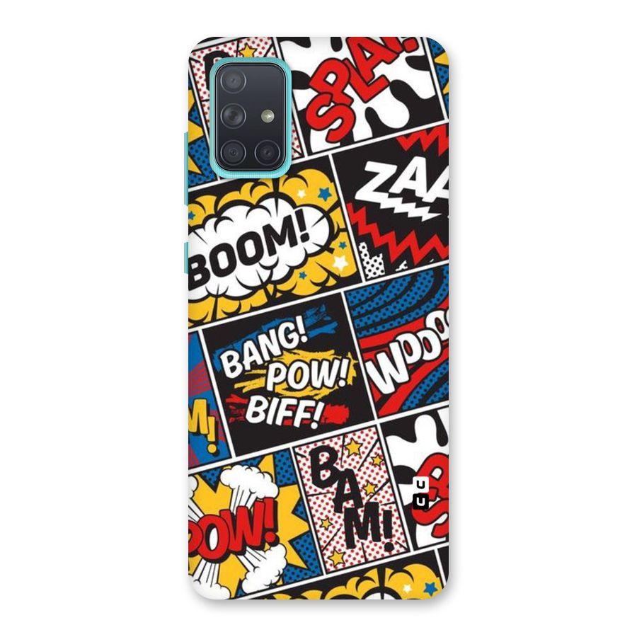 Bam Pattern Back Case for Galaxy A71