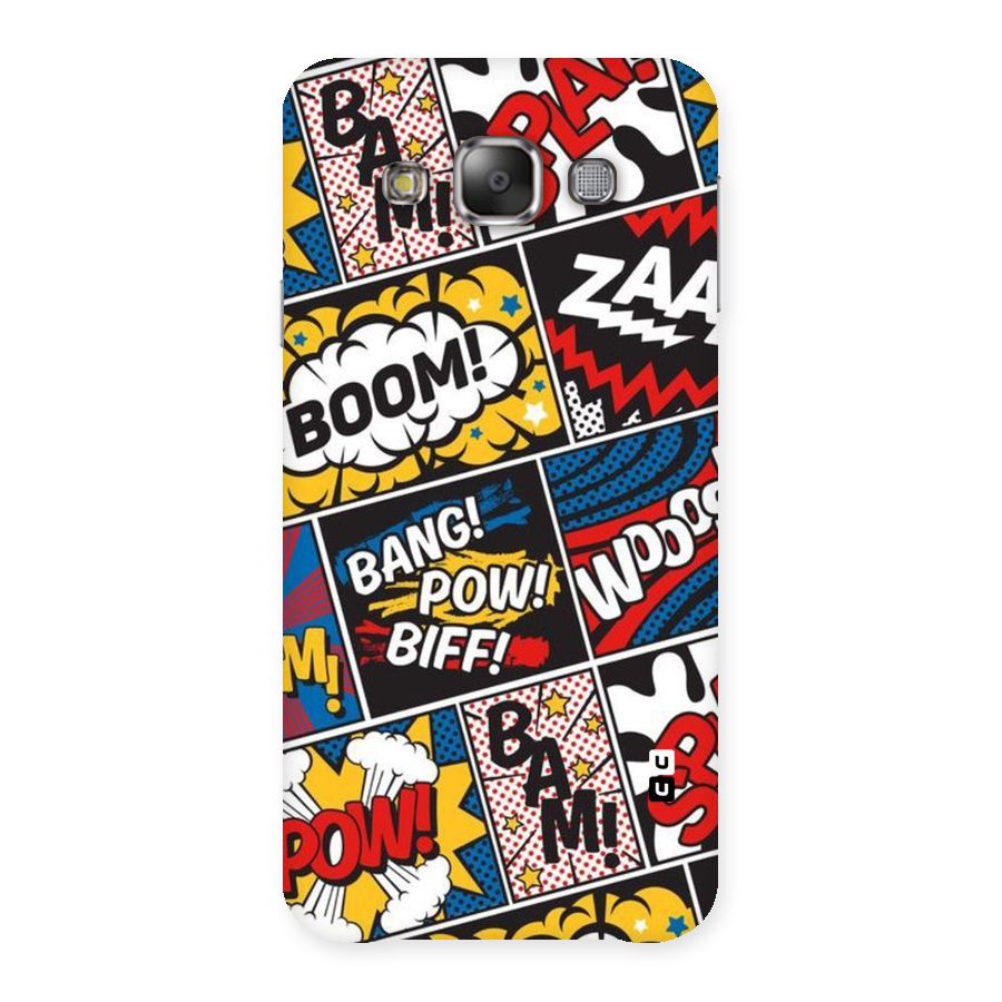 Bam Pattern Back Case for Galaxy E7