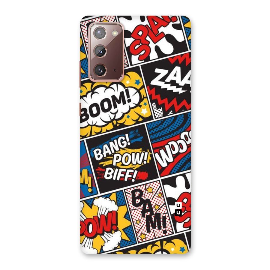 Bam Pattern Back Case for Galaxy Note 20