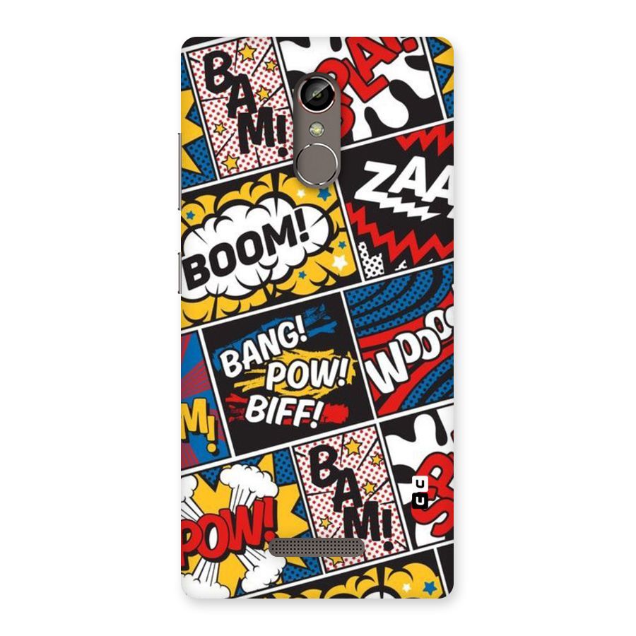 Bam Pattern Back Case for Gionee S6s