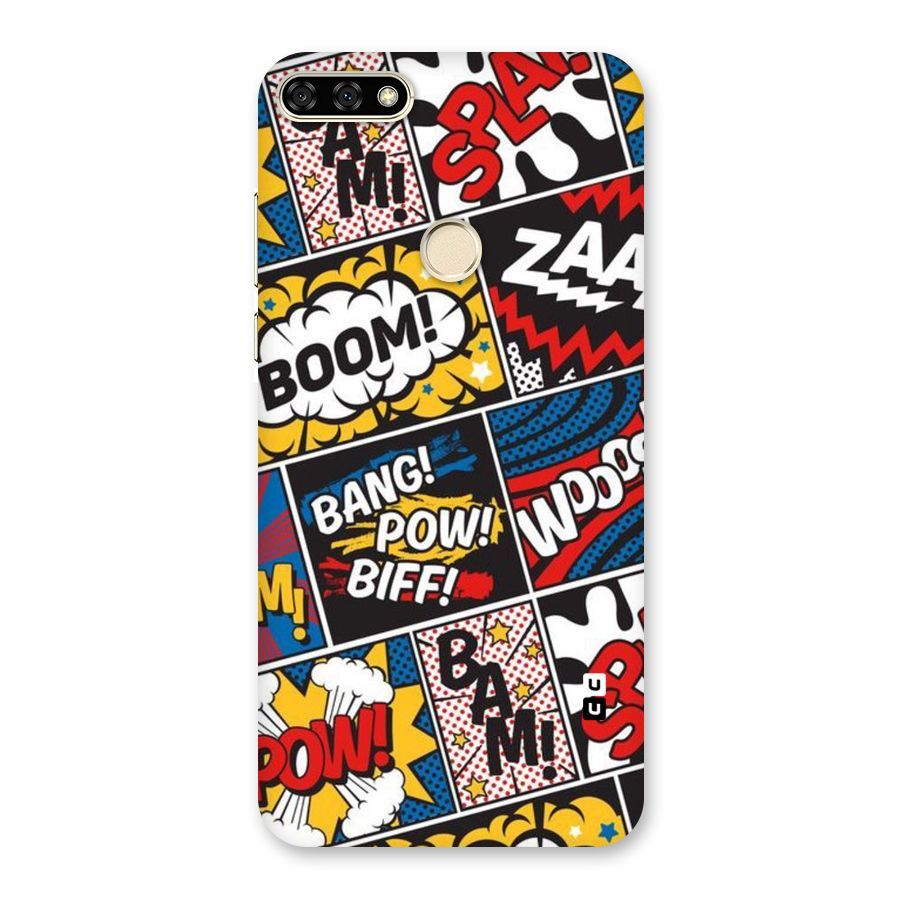 Bam Pattern Back Case for Honor 7A