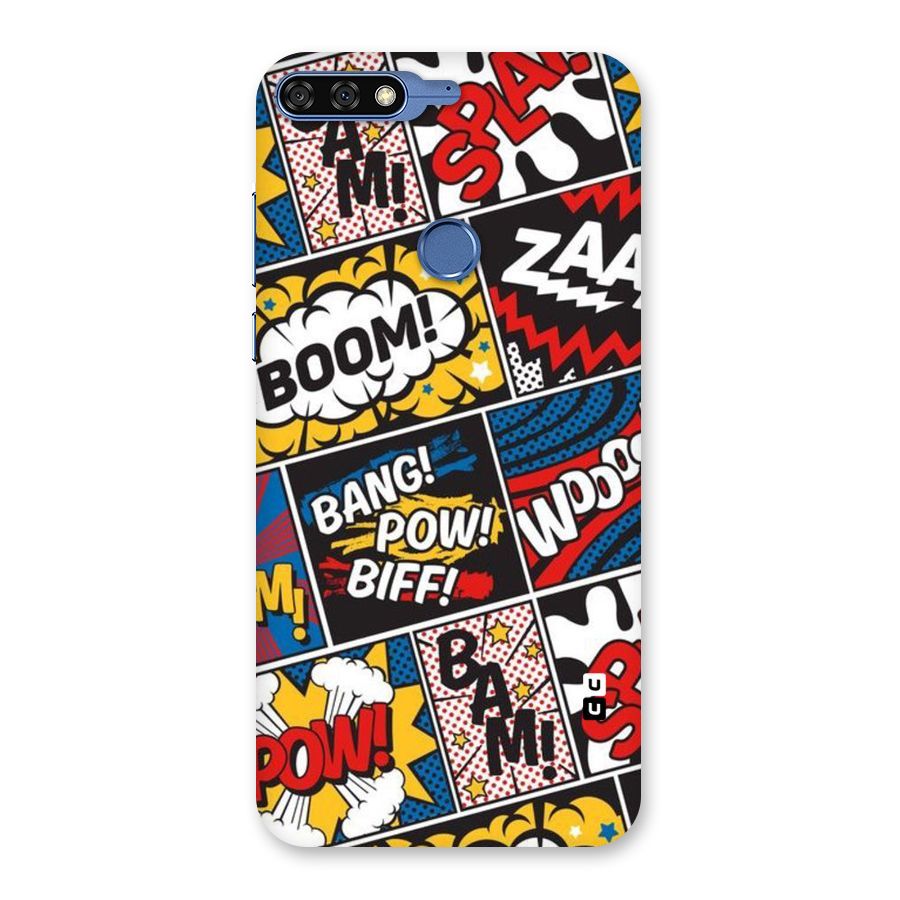 Bam Pattern Back Case for Honor 7C