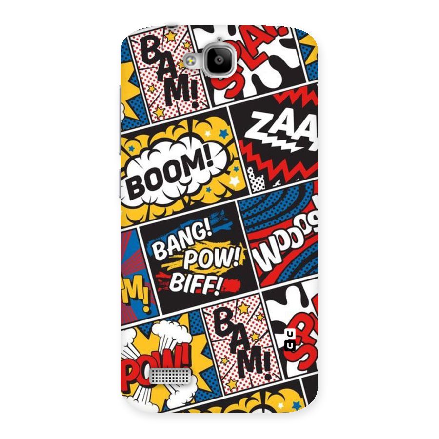 Bam Pattern Back Case for Honor Holly