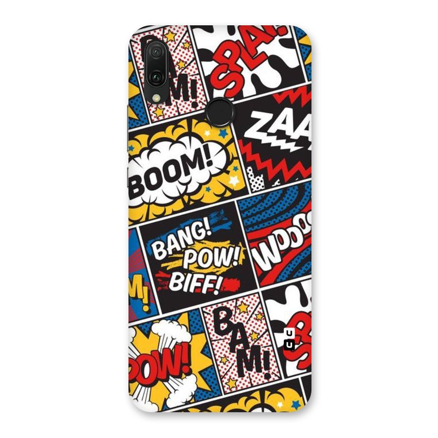 Bam Pattern Back Case for Huawei Y9 (2019)