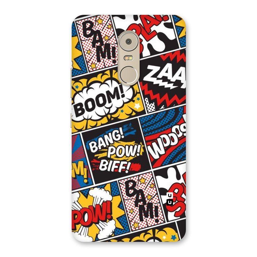 Bam Pattern Back Case for Lenovo K6 Note