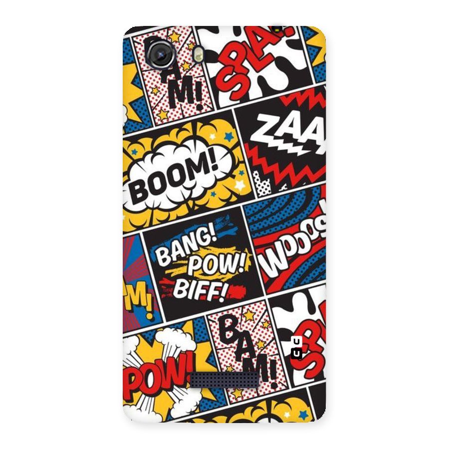 Bam Pattern Back Case for Micromax Unite 3