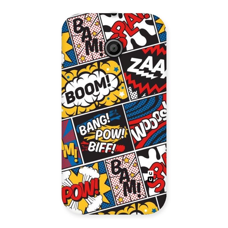 Bam Pattern Back Case for Moto E