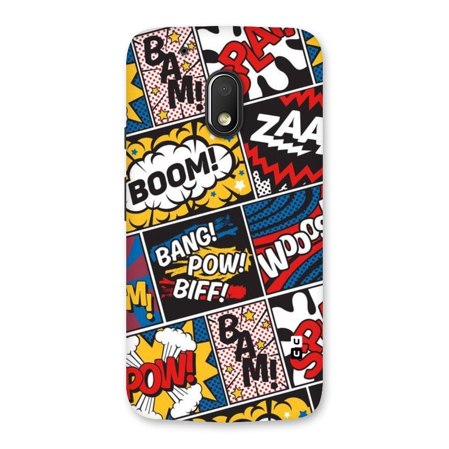 Bam Pattern Back Case for Moto G4 Play
