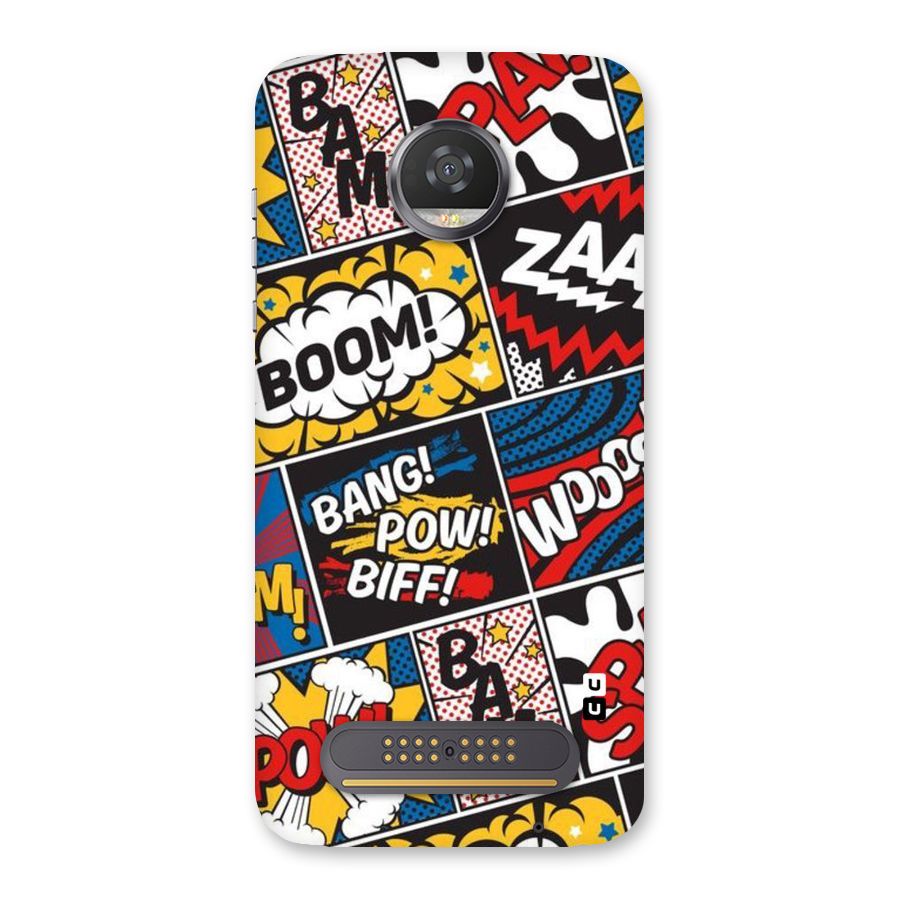 Bam Pattern Back Case for Moto Z2 Play