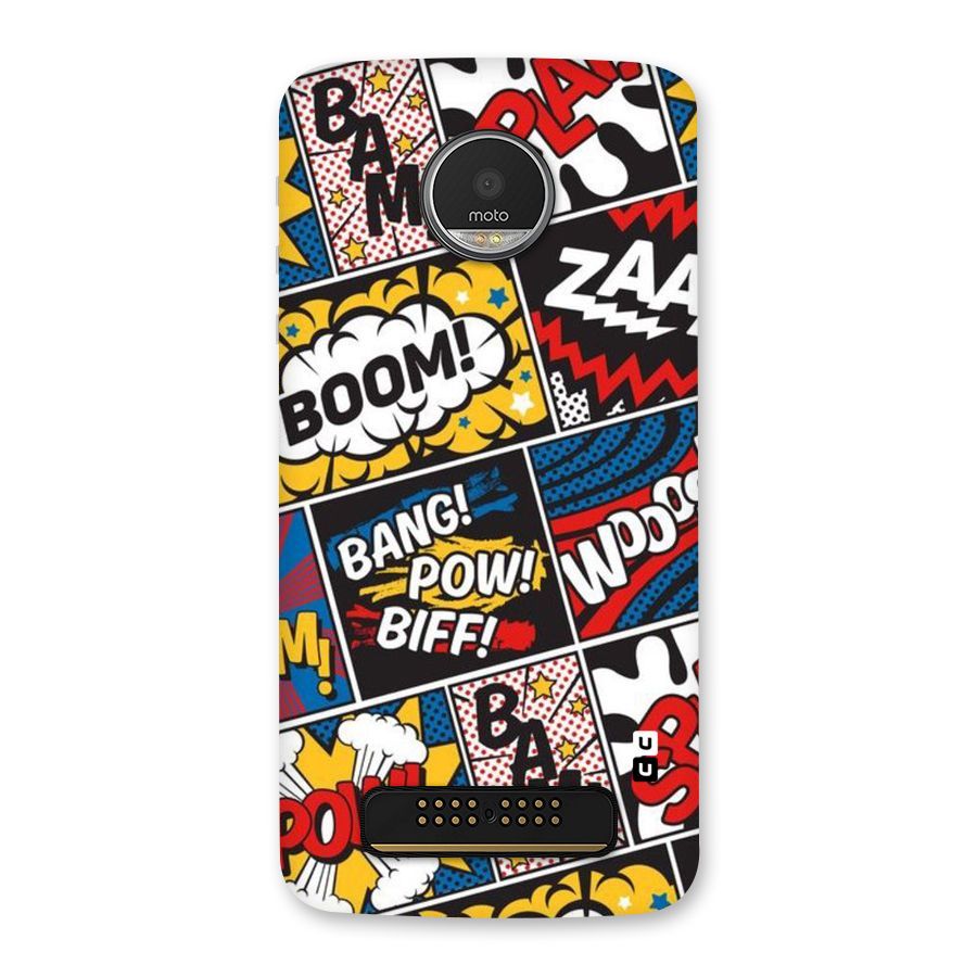 Bam Pattern Back Case for Moto Z Play
