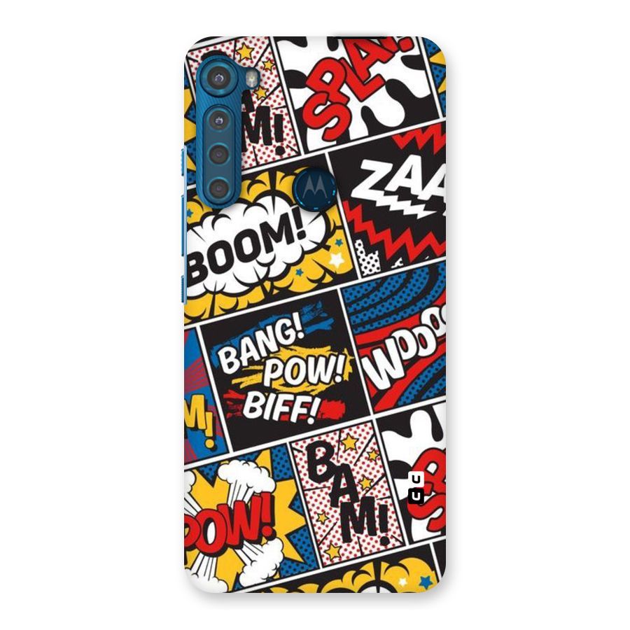 Bam Pattern Back Case for Motorola One Fusion Plus