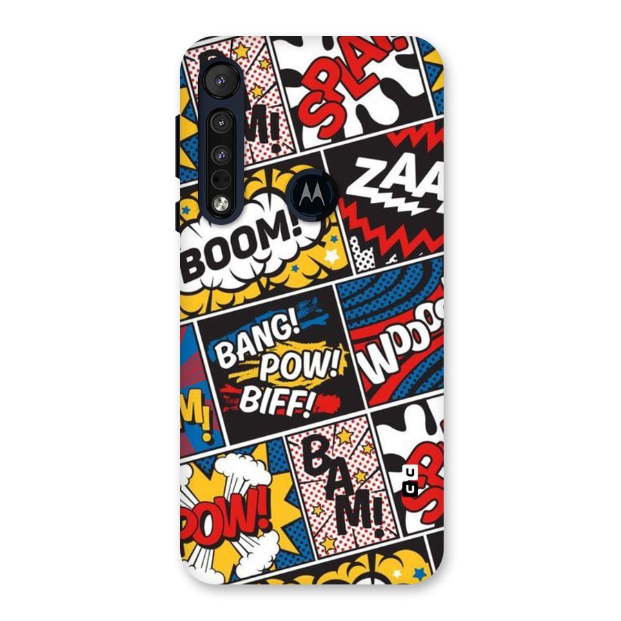 Bam Pattern Back Case for Motorola One Macro