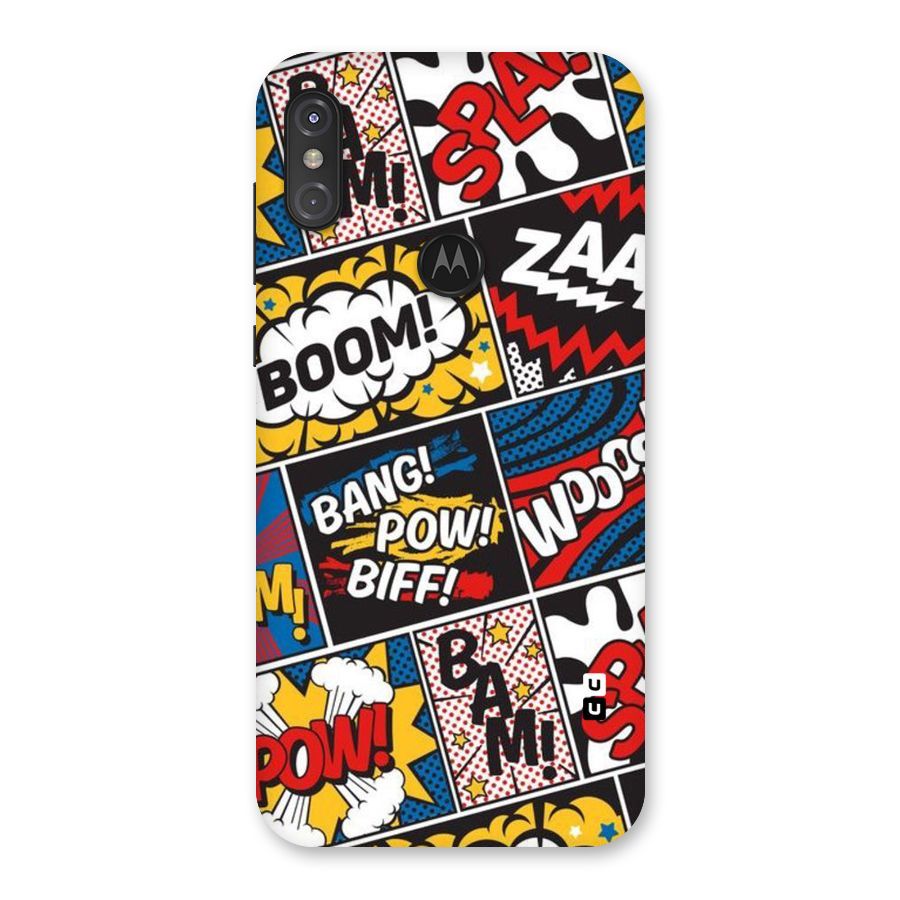 Bam Pattern Back Case for Motorola One Power