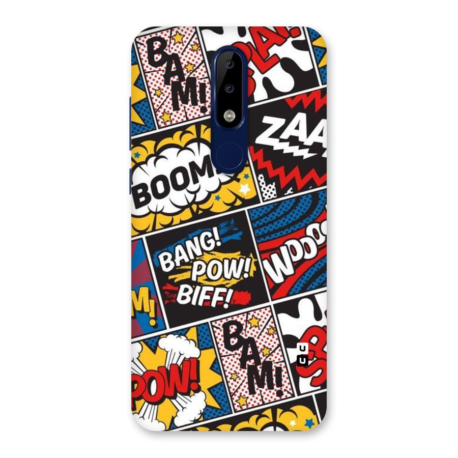 Bam Pattern Back Case for Nokia 5.1 Plus