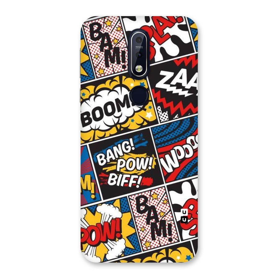 Bam Pattern Back Case for Nokia 7.1