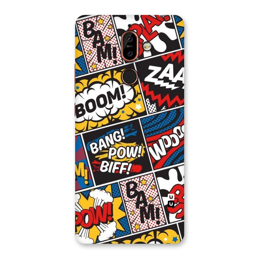 Bam Pattern Back Case for Nokia 7 Plus