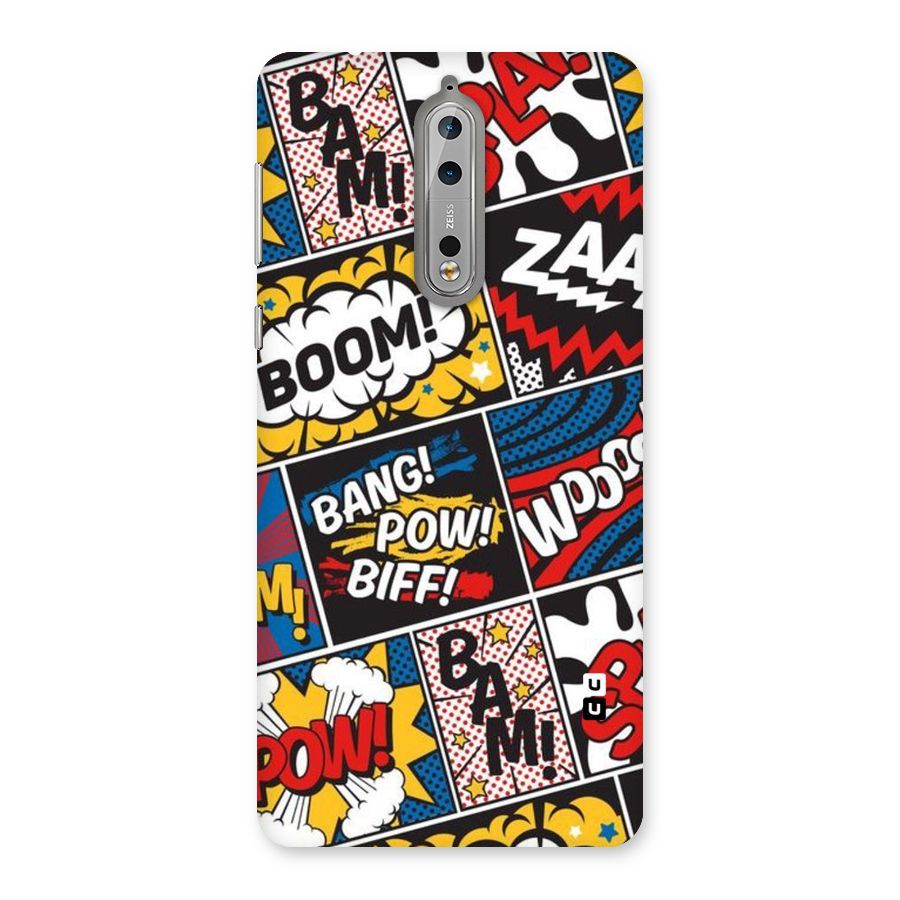 Bam Pattern Back Case for Nokia 8